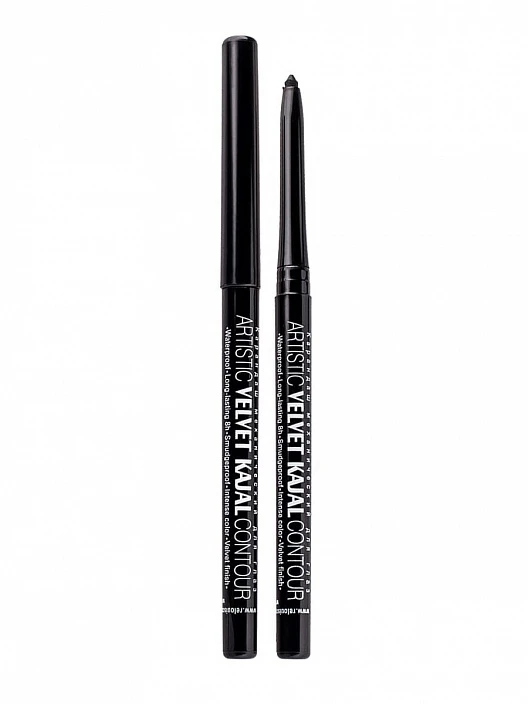 Карандаш механический для глаз Черный Artistic Velvet Kajal Contour тон 01 - 1