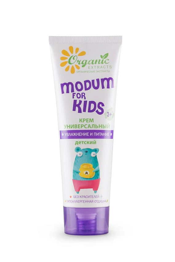 Крем универсальный MODUM FOR KIDS увлажнение и питание детский, 75 г, 4811230018347 - 1 Крем универсальный MODUM FOR KIDS увлажнение и питание детский, 75 г - 1