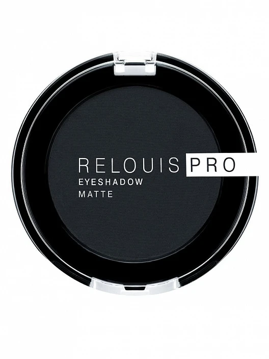 Тени для век "RELOUIS PRO EYESHADOW MATTE"/тон:17 ,:CARBON - 1