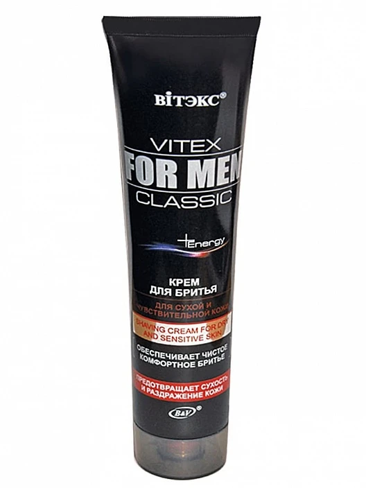 VITEX FOR MEN CLASSIC NEW Крем для бритья д/сухой и чувствительной кожи 100 - 1