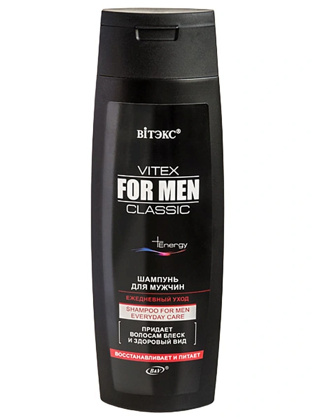Шампунь для мужчин ежедневнй уход VITEX FOR MEN CLASSIC 400 мл - 1