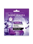 Collagen Маска д/лица и подбородка "Разглаживание морщин, упругость и эластичность"(1шт. MASKIMANIA)