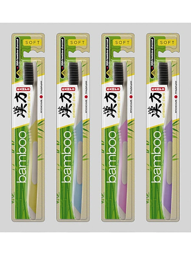 Щётка зубная KAMPO ORIENTAL CARE BAMBOO, k666 M - 1