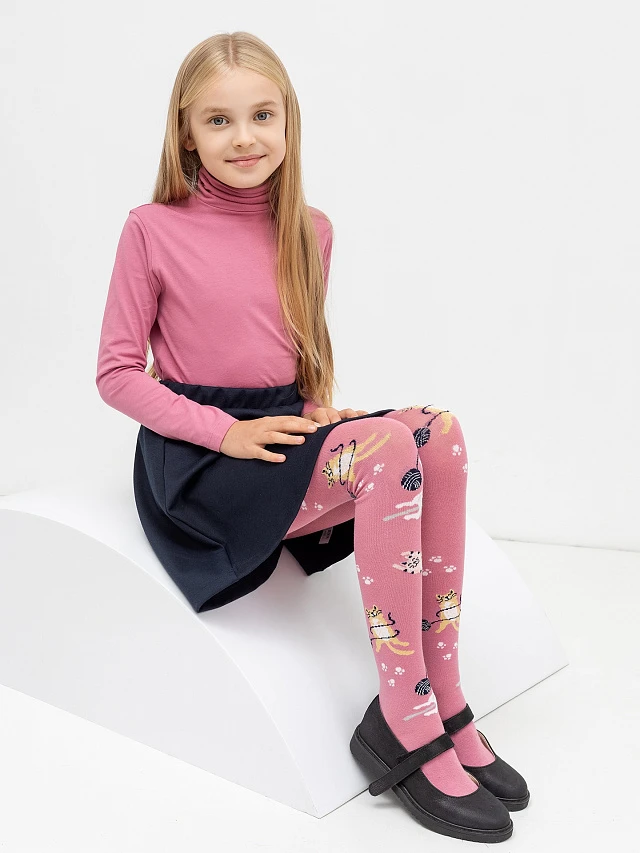 

Колготки детские, Пурпурный, B2-21700K-1