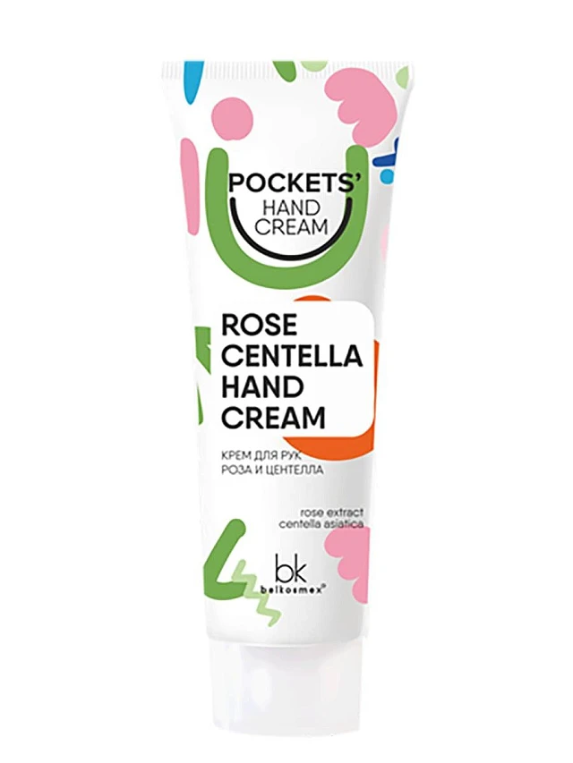 Pockets’ Hand Cream КРЕМ для РУК роза и центелла  30г - 1