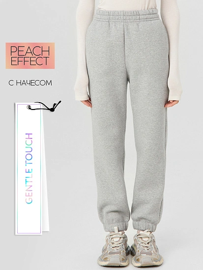 картинка Теплые брюки женские серые от магазина стильной одежды Mark Formelle