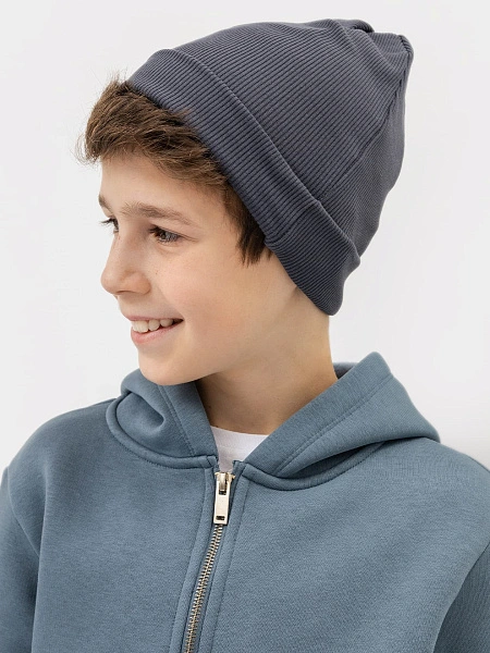 картинка Шапка детская в графитовом цвете от известного бренда одежды для девочек Mark Formelle