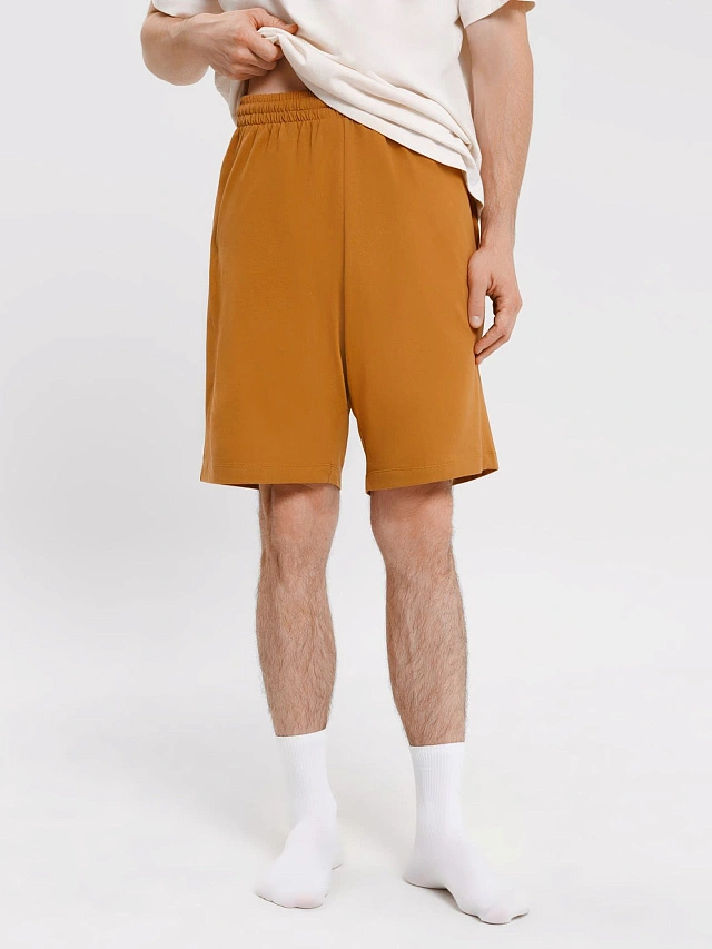 

Шорты мужские в коричневом оттенке, Бронзовый, 22/2608Ц-0