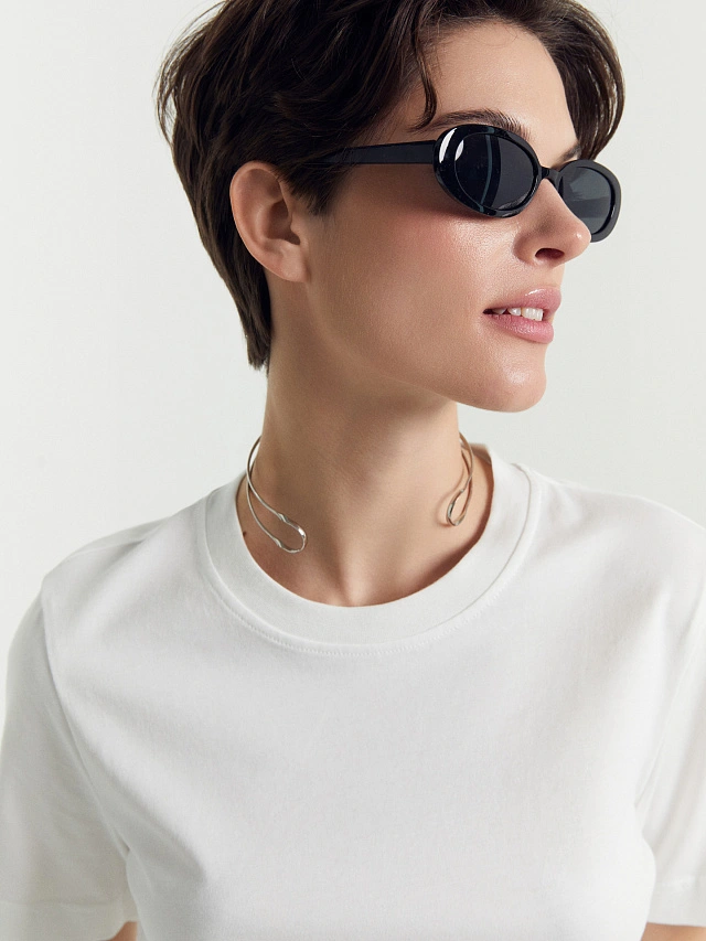 Футболка женская белая - 5