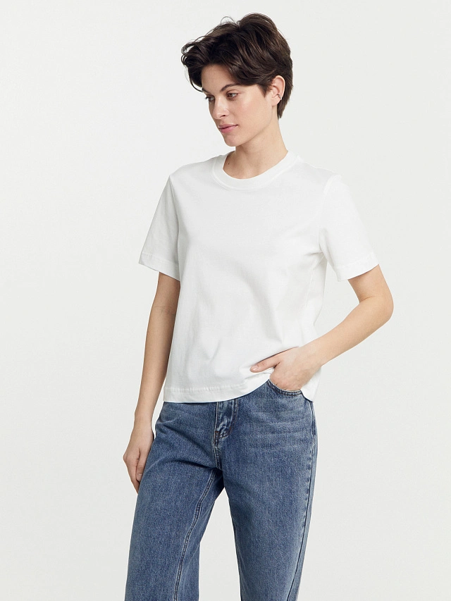 Футболка женская белая - 9