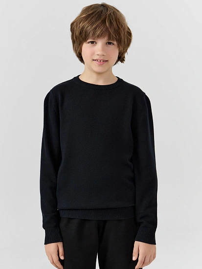 картинка Джемпер для мальчиков темно-синий от магазина одежды для мальчиков от бренда Mark Formelle