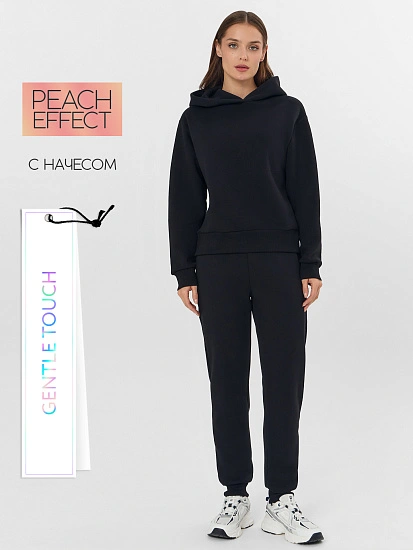 картинка Теплый комплект женский черный с начесом от магазина стильной одежды Mark Formelle