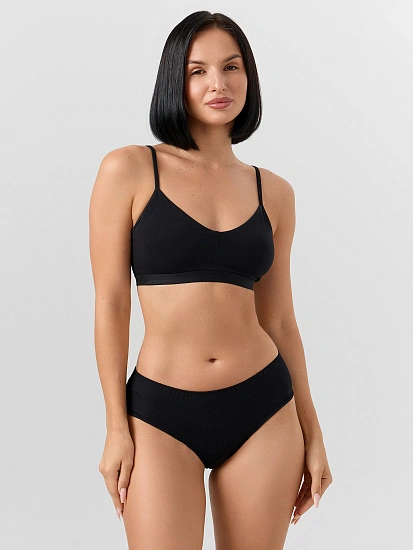 картинка Трусы женские шорты черные  от магазина стильной одежды Mark Formelle