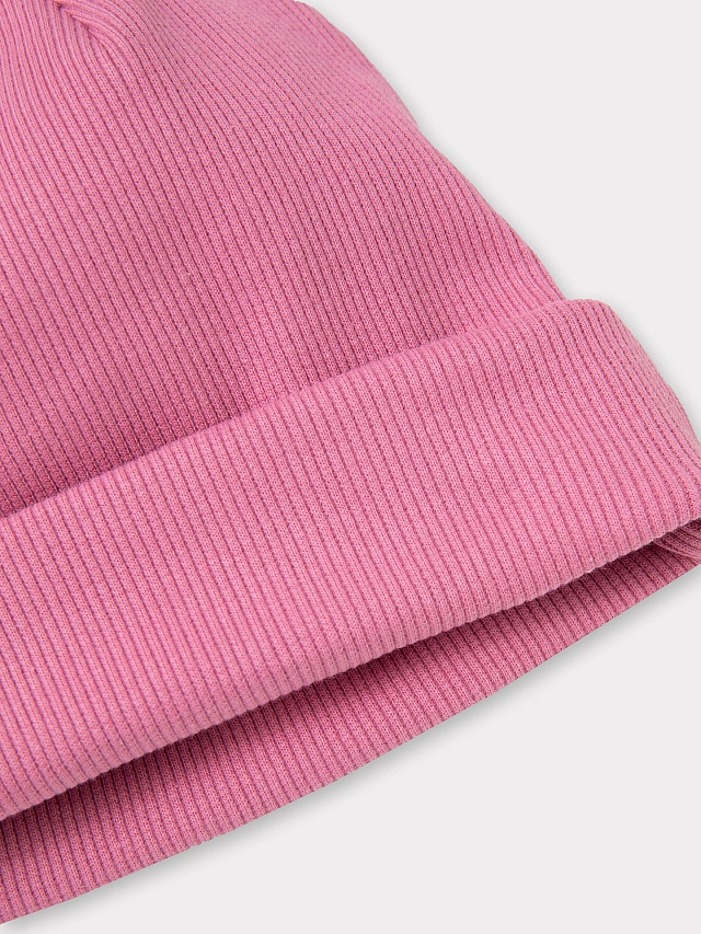 Шапка детская в темно-розовом цвете - 9
