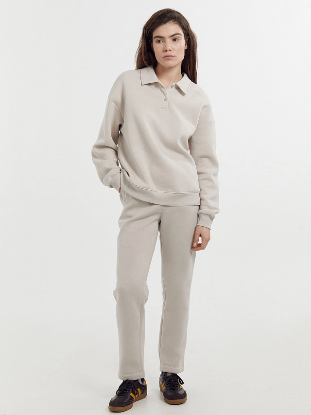 Поло женское в бежевом цвете - 3