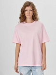 Футболка женская в пастельно-розовом цвете