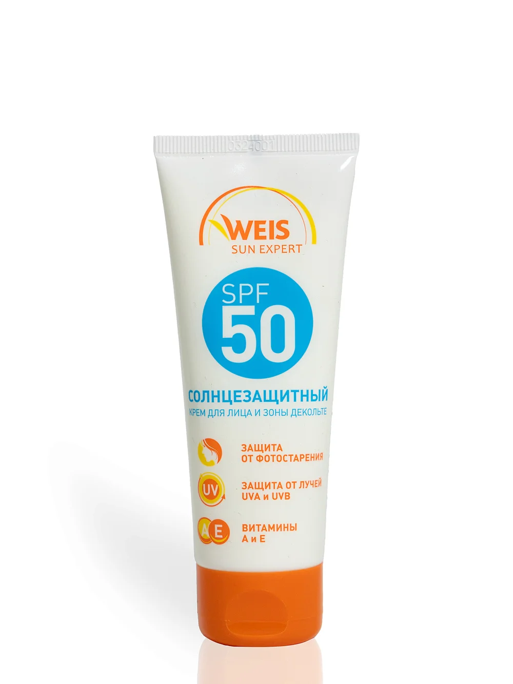 картинка WEIS Солнцезащитный крем для лица и зоны декольте SPF 50, 75МЛ от магазина стильной одежды Mark Formelle