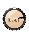 Пудра компактная RELOUIS PRO Icon Look Satin Face Powder/тон:01