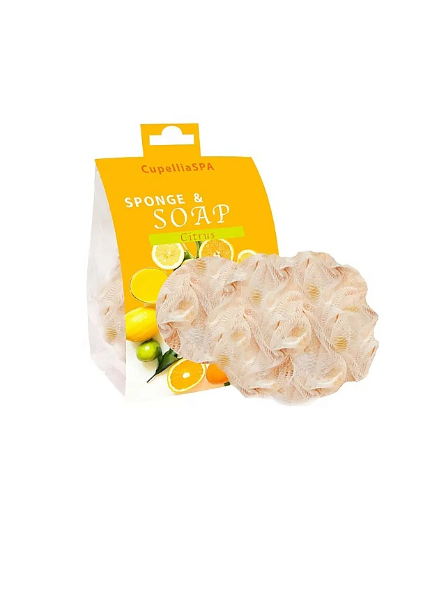 Мочалка для тела с мылом CUPELLIA SPA Citrus - 1