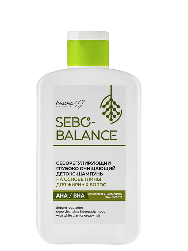 SEBO-BALANCE Детокс-шампунь на основе глины для жирных волос 300 г - 1