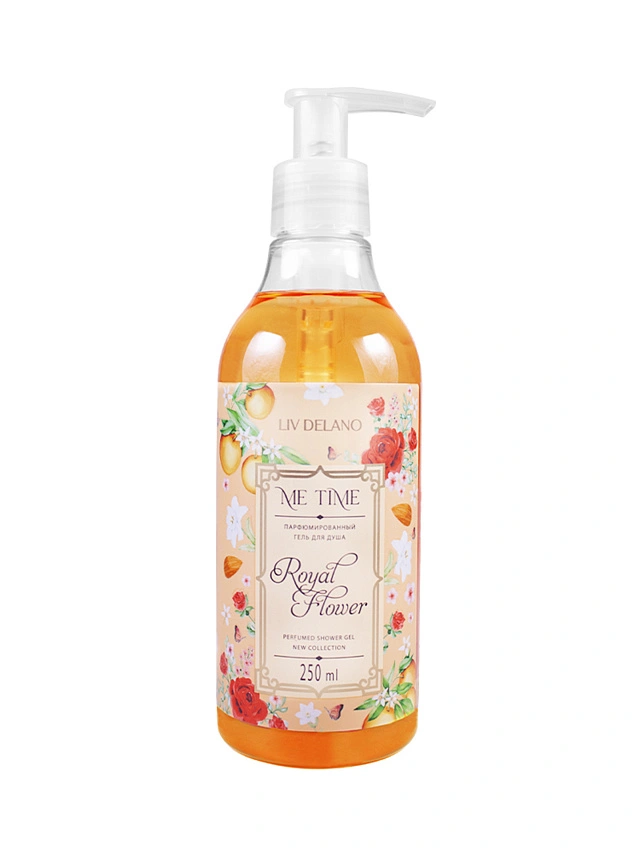 Гель для душа парфюмированный Royal Flower, 250 мл, штрих - код 4811248011712 - 1