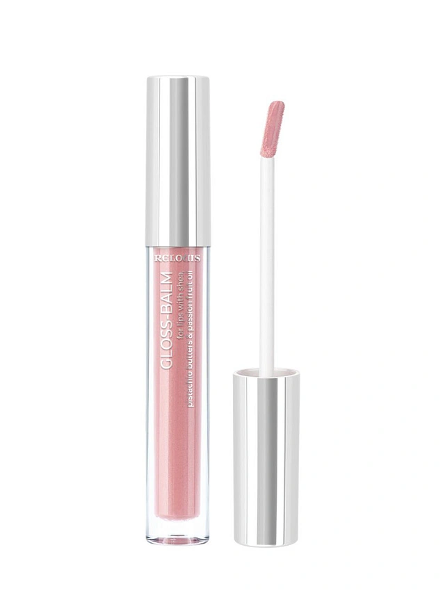 GLOSS-BALM Блеск-бальзам д/губ с маслами ши, фисташки и маракуйи тон:04 Baby nude 3г. - 1