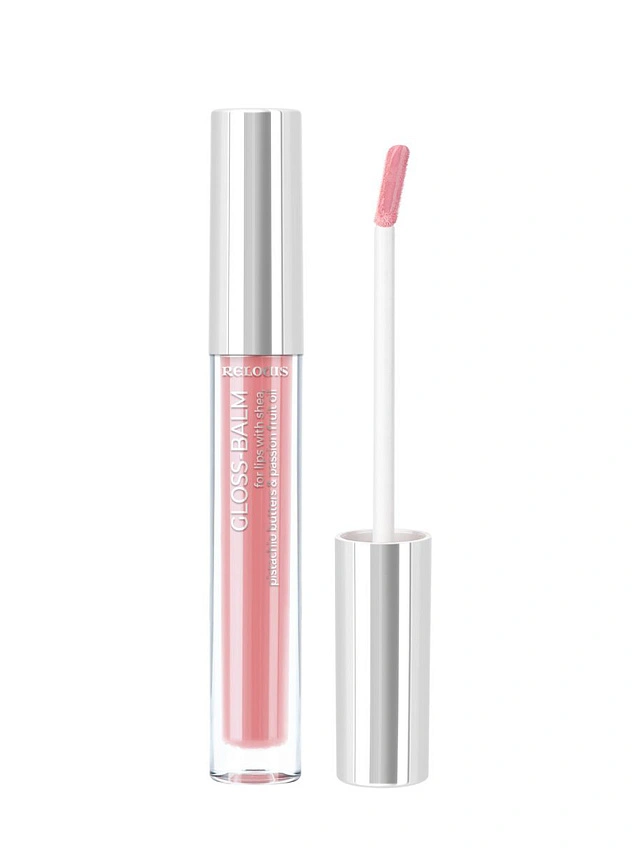 GLOSS-BALM Блеск-бальзам д/губ с маслами ши,фисташки и маракуйи тон:07 Apricot crush 3г. - 1
