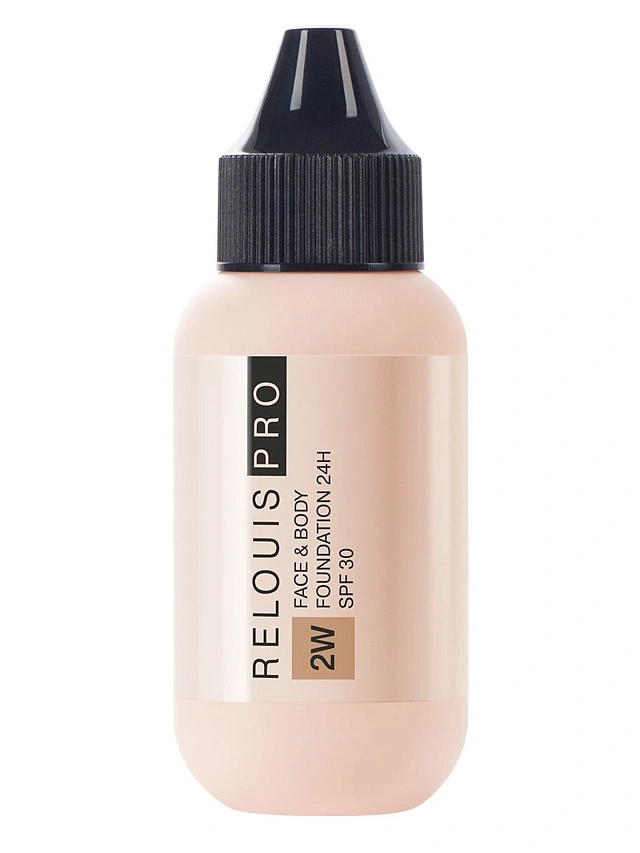 Тональный крем RELOUIS PRO Face&Body Foundation 24H SPF30/тон:2W средний оливковый - 1