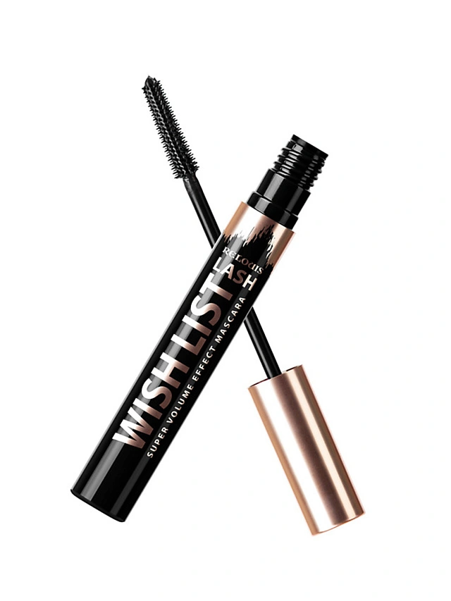Тушь для ресниц с эффектом суперобьема Lash Wish List RELOUIS/черная - 1