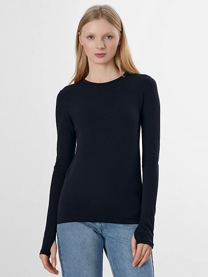 картинка Джемпер женский в черном цвете  от магазина стильной одежды Mark Formelle