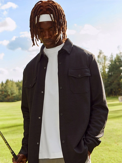 картинка Рубашка мужская в черном цвете  от магазина мужской одежды Mark Formelle