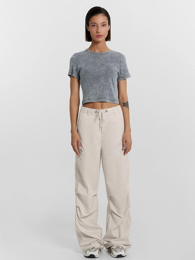 Брюки женские в бежевом цвете - 3