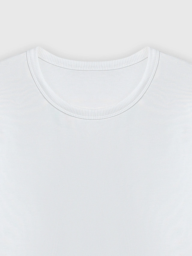 Джемпер мужской в белом цвете - 5