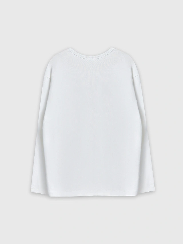 Джемпер мужской в белом цвете - 7