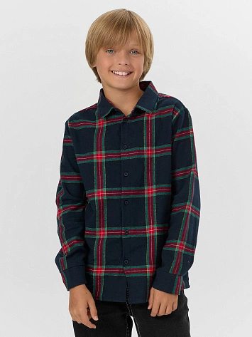 Рубашка для мальчиков в клетку