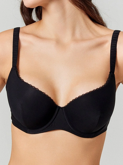 картинка Бюстгальтер женский черный  от магазина стильной одежды Mark Formelle