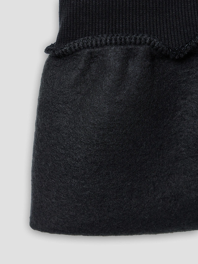 Комплект мужской черный (свитшот, брюки) - 11