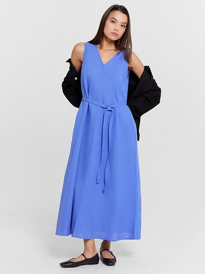 картинка Сарафан женский синий от магазина стильной одежды Mark Formelle
