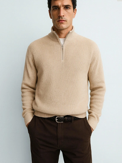картинка Джемпер мужской бежевый от магазина мужской одежды Mark Formelle