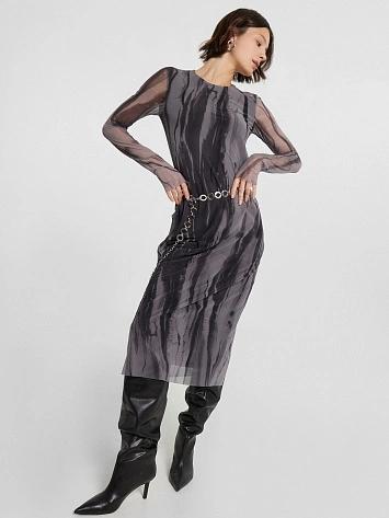 Платье женское полупрозрачное