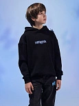 Худи для мальчиков черное с принтом "Inspiration"