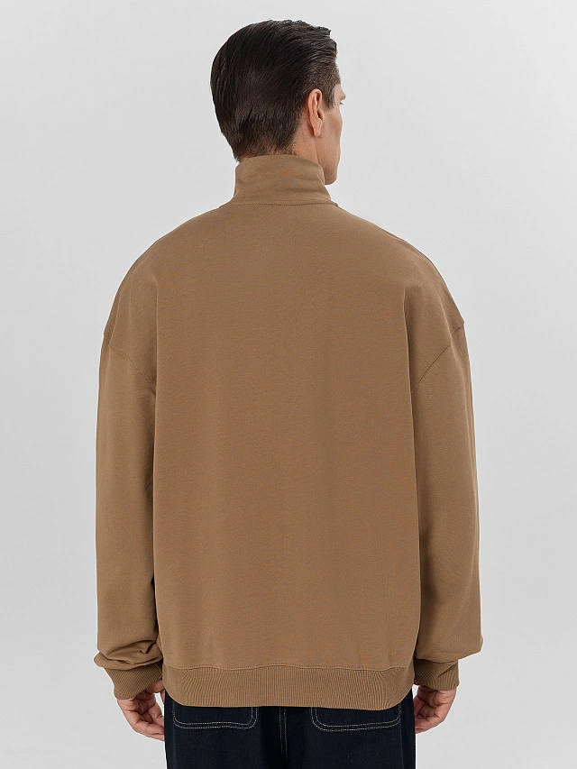 Толстовка мужская коричневая - 4