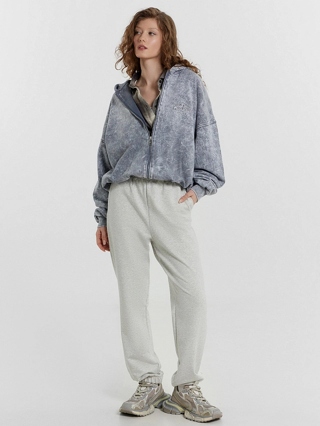 Брюки женские серые - 7