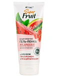 Super FRUIT МИЦЕЛЛЯРНАЯ ГЕЛЬ-ПЕНКА д/умыв.и снят.макияжа с арбузом,гиалуроном и ниацинамидом,200мл.