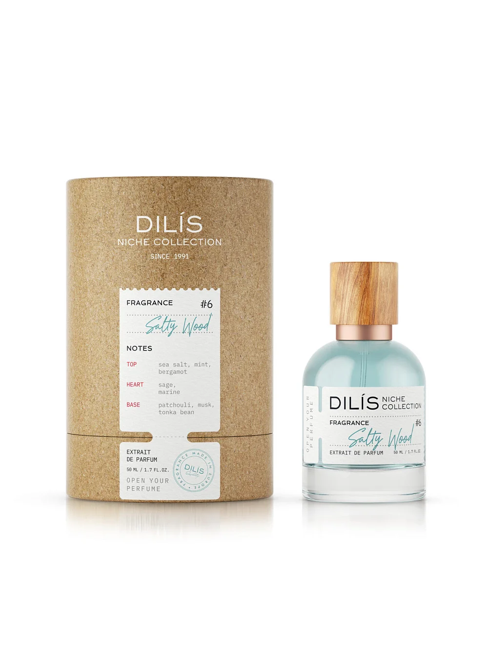 картинка Dilis Niche Collection Salty Wood 50 мл от магазина стильной одежды Mark Formelle
