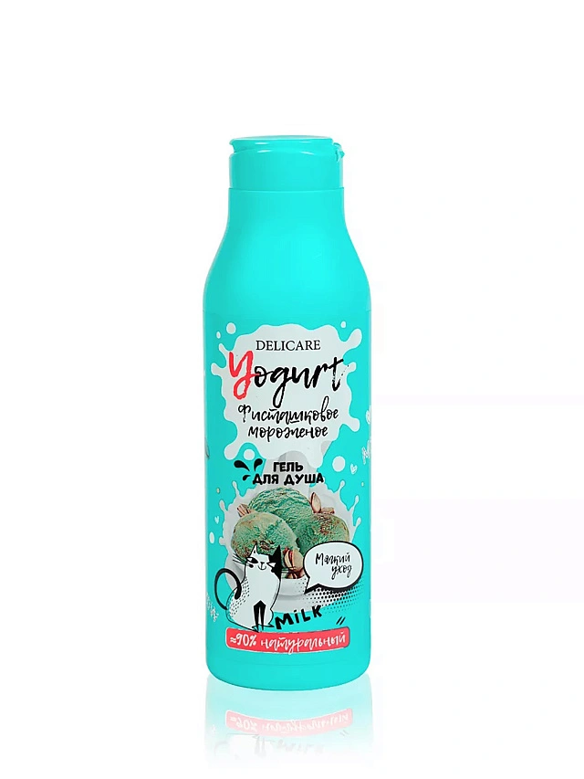 Delicare для душа гель YOGURT "Фисташковое мороженое" 400МЛ - 1