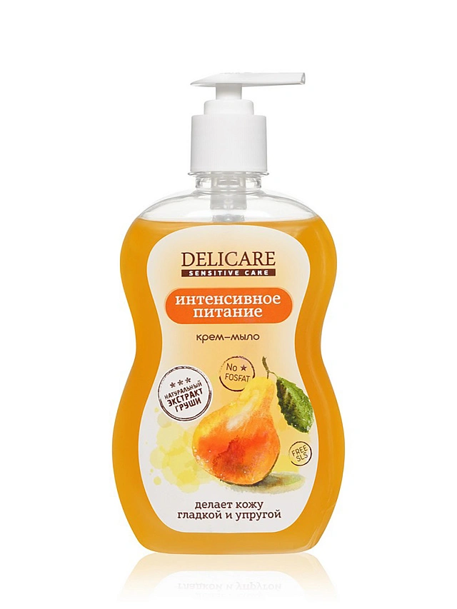 Delicare Sensitive Care жидкое крем-мыло для рук "Интенсивное питание" 500МЛ - 1
