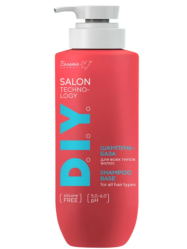 D.I.Y. SALON TECHNOLOGY ШАМПУНЬ-БАЗА для всех типов волос 400 г - 1