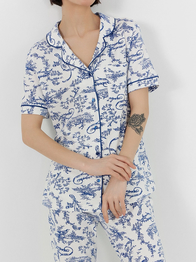 КОМПЛЕКТ ЖЕНСКИЙ (ЖАКЕТ, БРИДЖИ) - 17