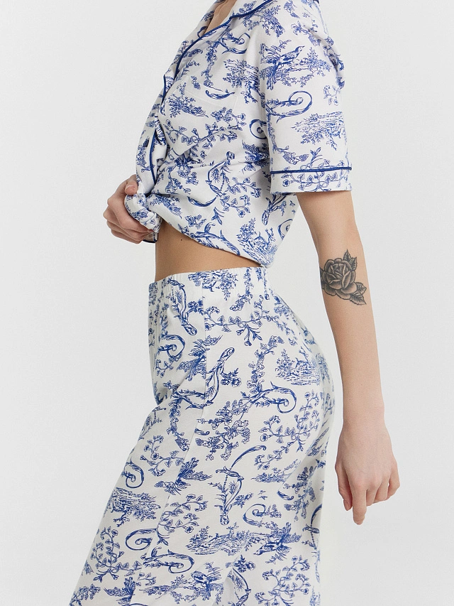 КОМПЛЕКТ ЖЕНСКИЙ (ЖАКЕТ, БРИДЖИ) - 18